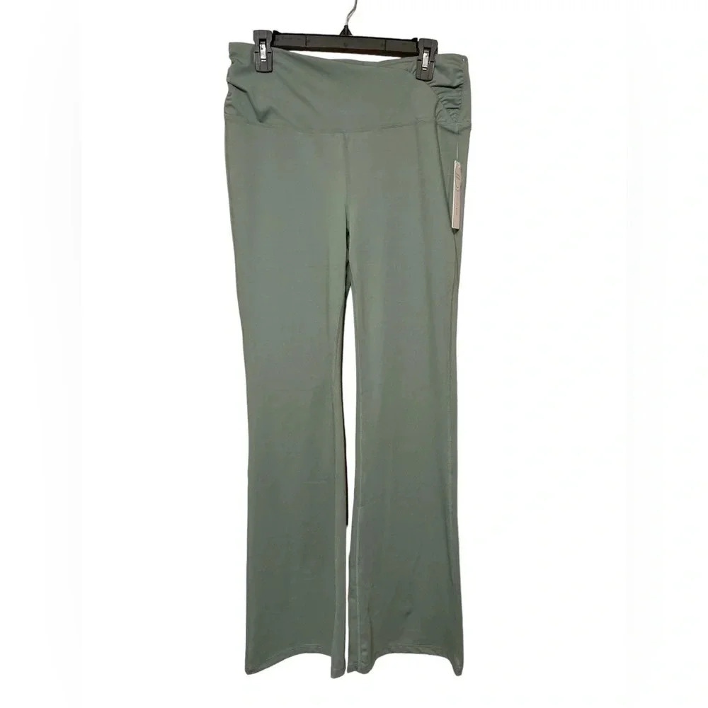 Yogalicious Womens Lux Wide Leg Flare yoga Pants size XL